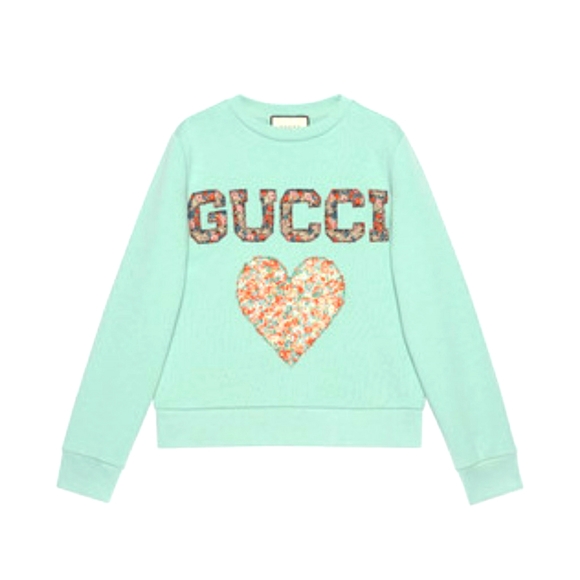 gucci heart sweater